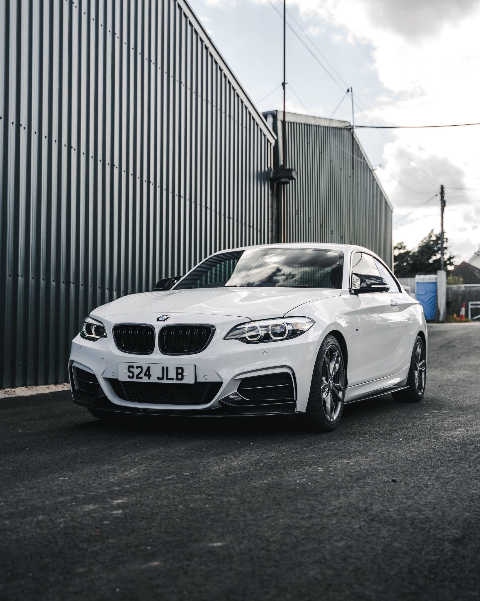 Carbon Fibre Performance Front Splitter for BMW 2 Series (2014 - 2020, F22 F23) - AUTOID - Front Lips & Splitters - Essentials