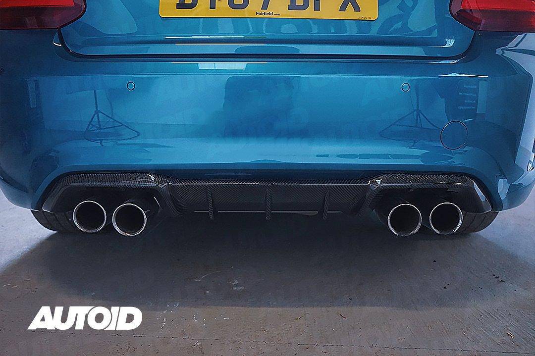 Carbon Fibre Performance Rear Diffuser for BMW M2 & M2 Competition (2015 - 2021, F87) - AUTOID - Rear Diffusers - Essentials