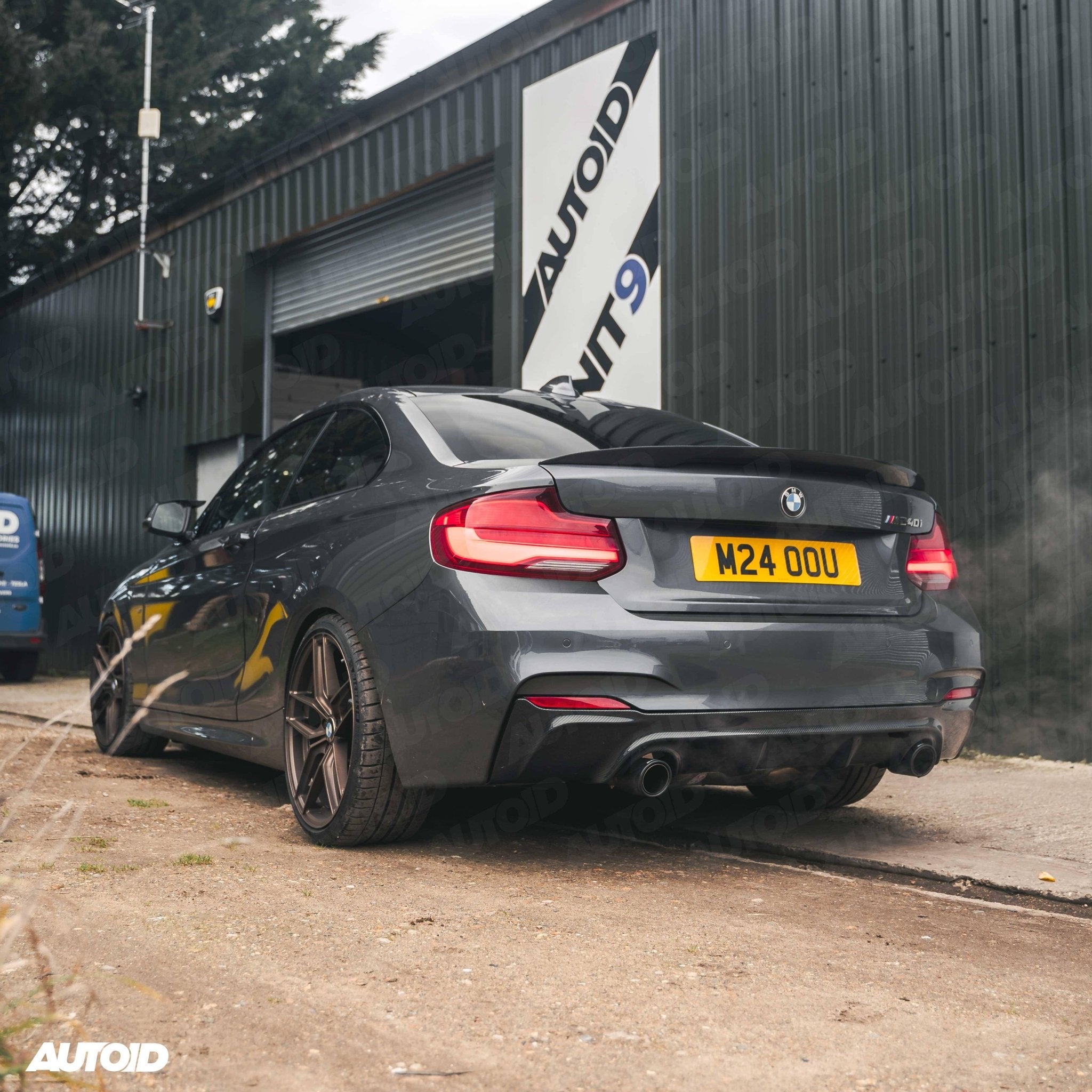 Carbon Fibre Performance Rear Diffuser for BMW M235i & M240i (2014 - 2020, F22 F23) - AUTOID - Rear Diffusers - Essentials