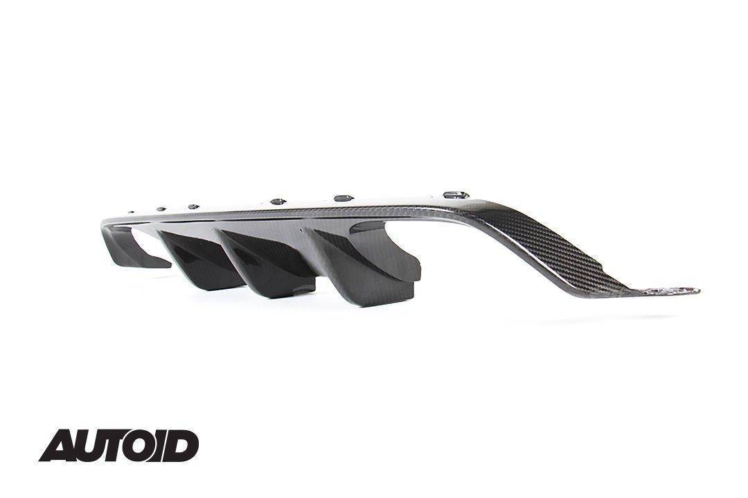 Carbon Fibre Performance Rear Diffuser for BMW M3 & M4 (2014 - 2019 F80 F82 F83) - AUTOID - Rear Diffusers - Essentials