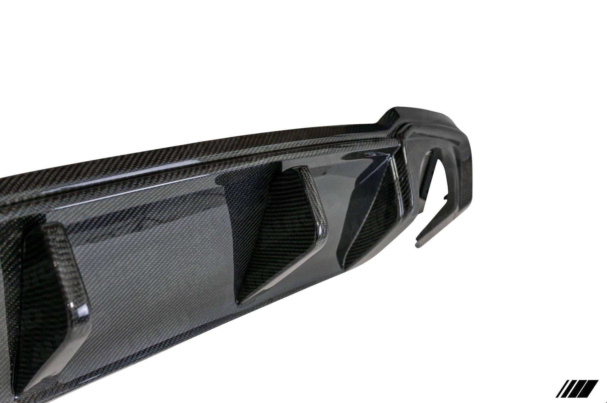 Carbon Fibre Rear Diffuser for Audi RS3 Saloon (2017 - 2020, 8V LCI) - AUTOID - Rear Diffusers - Essentials