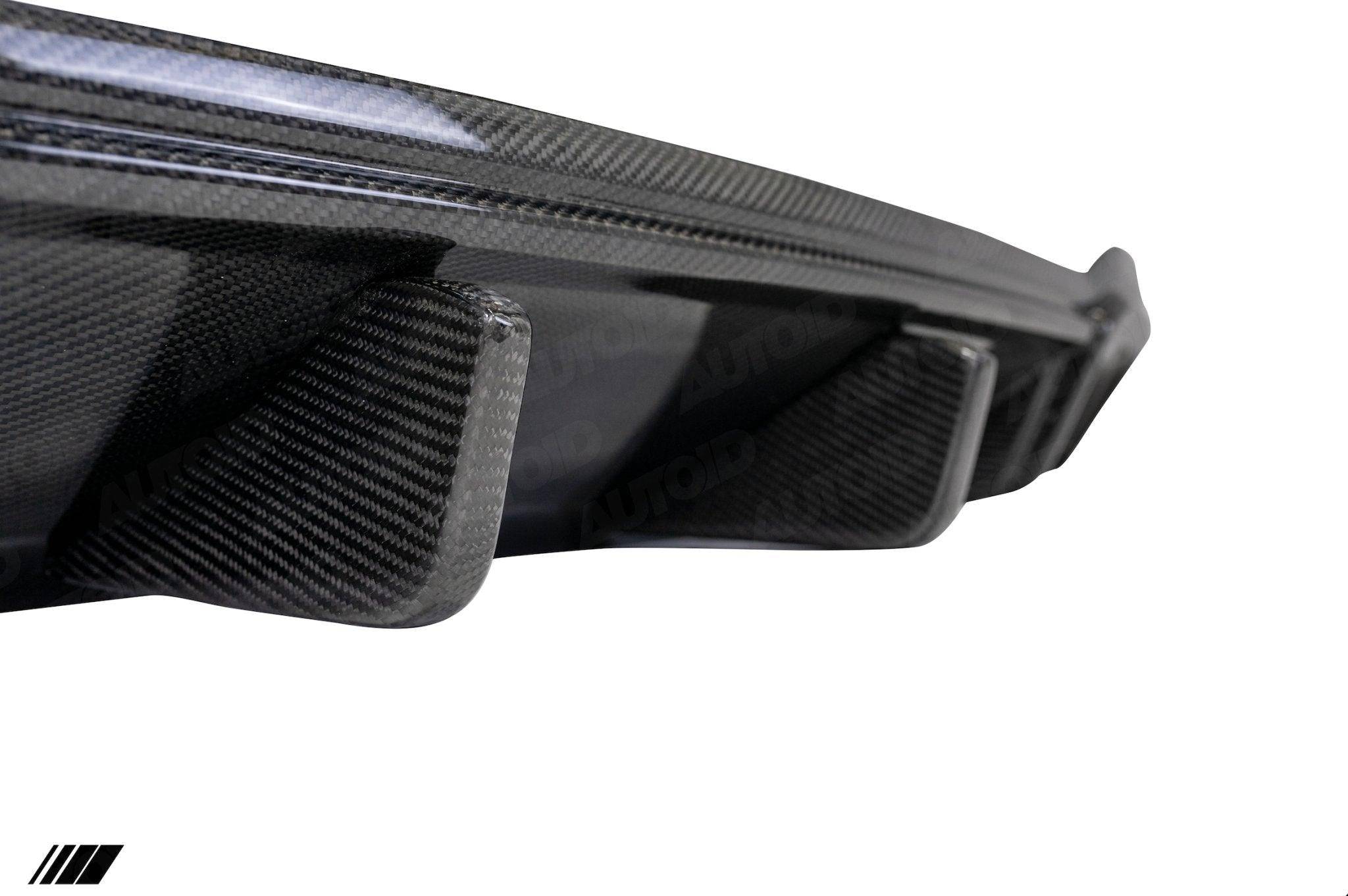 Carbon Fibre Rear Diffuser for Audi RS3 Saloon (2017 - 2020, 8V LCI) - AUTOID - Rear Diffusers - Essentials