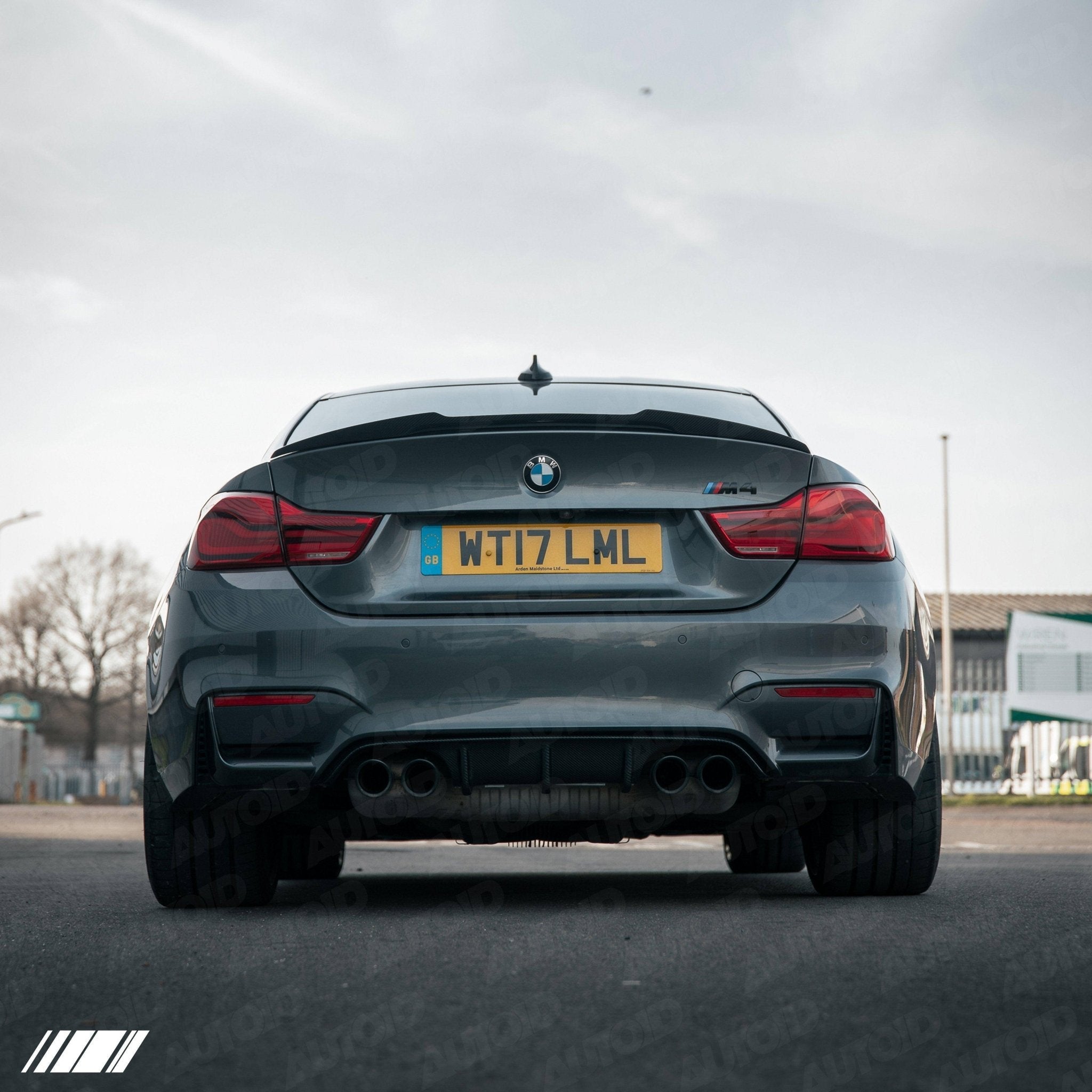 Carbon Fibre Rear Spoiler for M4 Coupe by FORM (2014-2020, F82) - AUTOID® - Rear Spoilers - FORM Industries