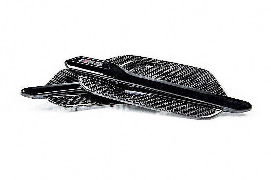 Carbon Fibre Side Fender Trim for BMW M2 & M2 Competition (2015 - 2021, F87) - AUTOID - Fender Trim - Essentials