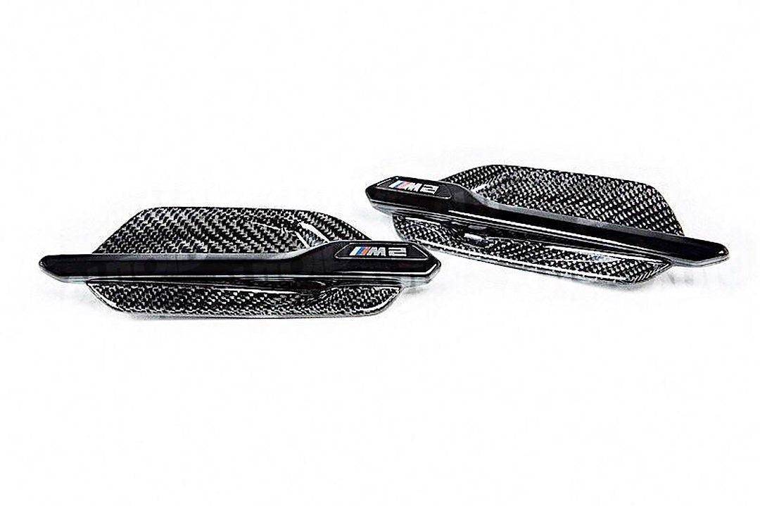 Carbon Fibre Side Fender Trim for BMW M2 & M2 Competition (2015 - 2021, F87) - AUTOID - Fender Trim - Essentials