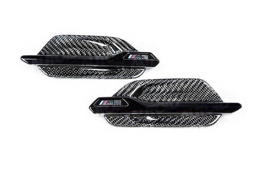 Carbon Fibre Side Fender Trim for BMW M2 & M2 Competition (2015 - 2021, F87) - AUTOID - Fender Trim - Essentials