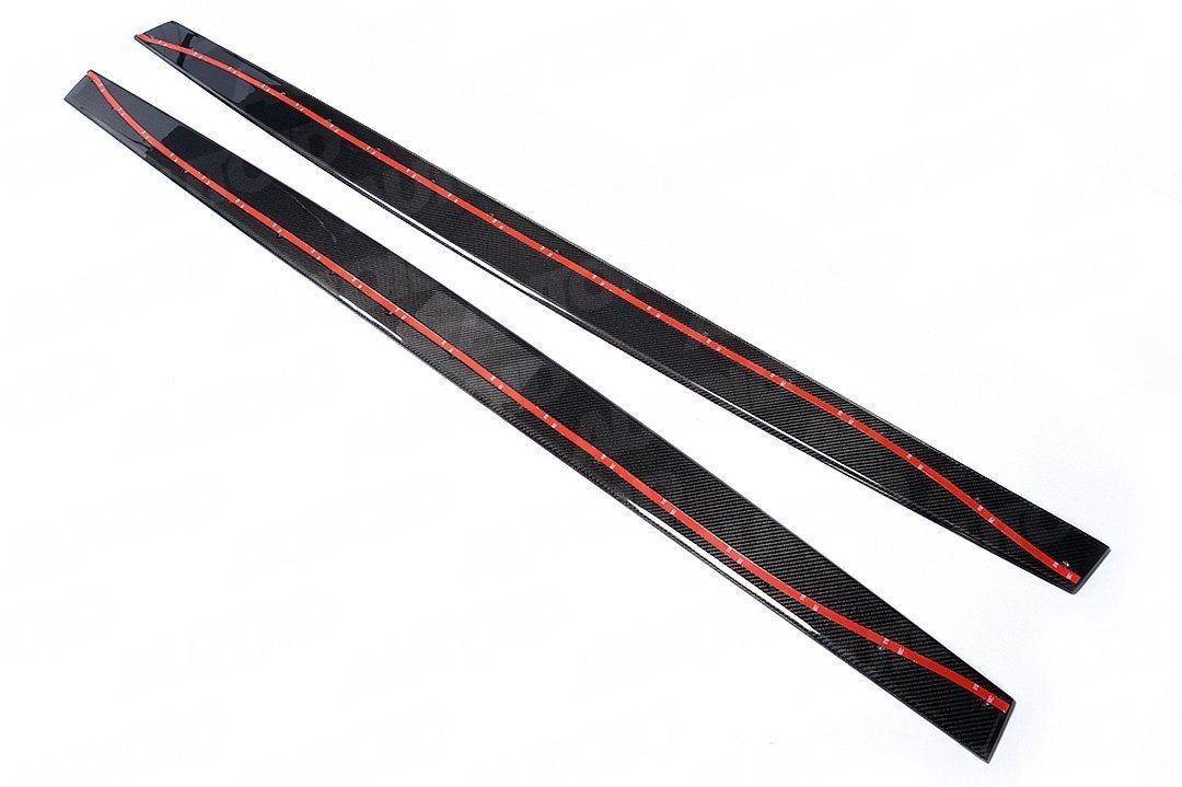 Carbon Fibre Side Skirts for BMW M3 & M4 (2014 - 2019, F80 F82) - AUTOID - Side Skirts & Winglets - Essentials