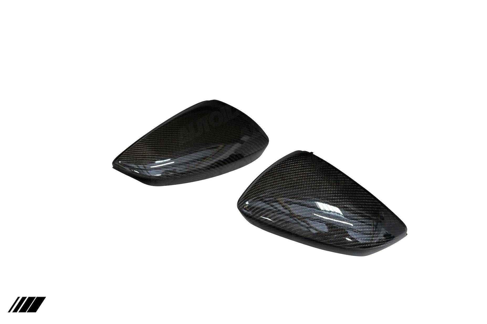 Carbon Fibre Wing Mirror Covers for Audi A3 & RS3 (2020+, 8Y), Mirror Covers, Essentials - AUTOID | Premium Automotive Accessories