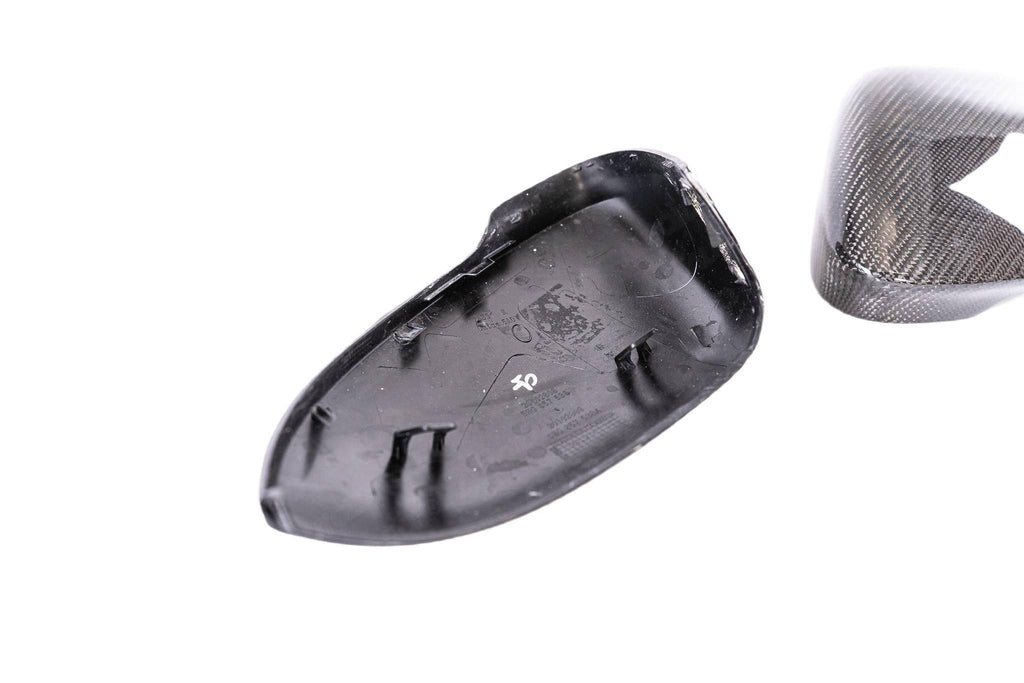 Carbon Fibre Wing Mirror Covers for VW Golf, GTI & R (2019+, Mk8), Mirror Covers, Essentials - AUTOID | Premium Automotive Accessories