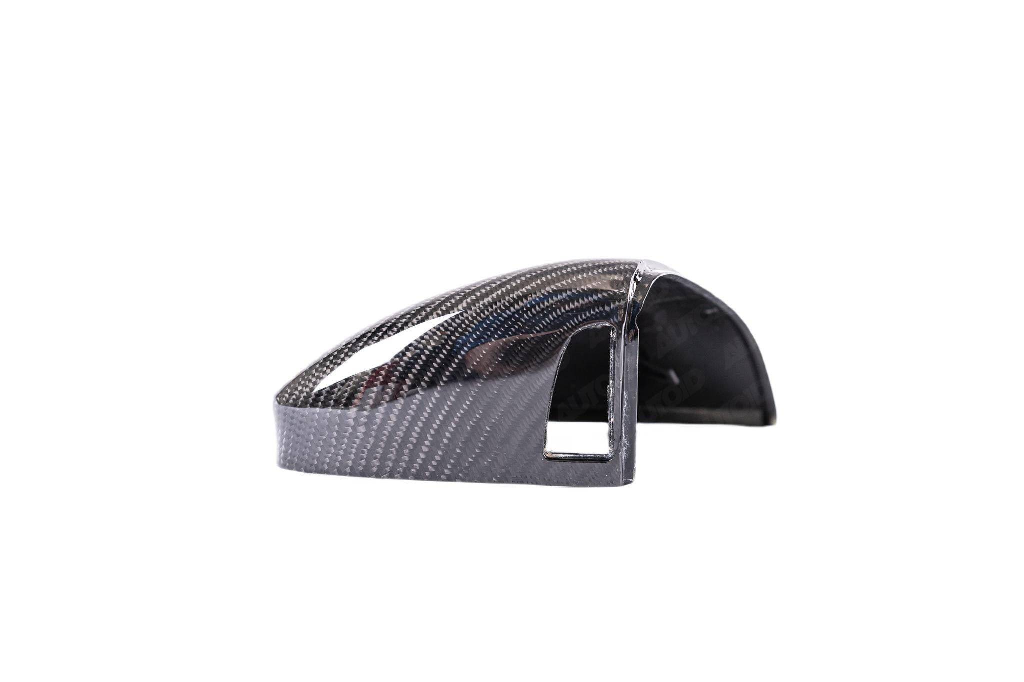 Carbon Fibre Wing Mirror Covers for VW Golf, GTI & R (2019+, Mk8), Mirror Covers, Essentials - AUTOID | Premium Automotive Accessories