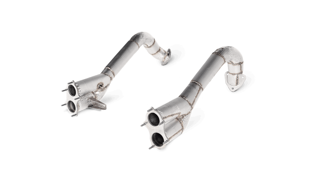 Akrapovic Porsche 718 Cayman GT4, GTS 4.0 & Boxster GTS 4.0 Link Pipe Set - 2020 by Akrapovic  Exhaust System  AUTOID®  