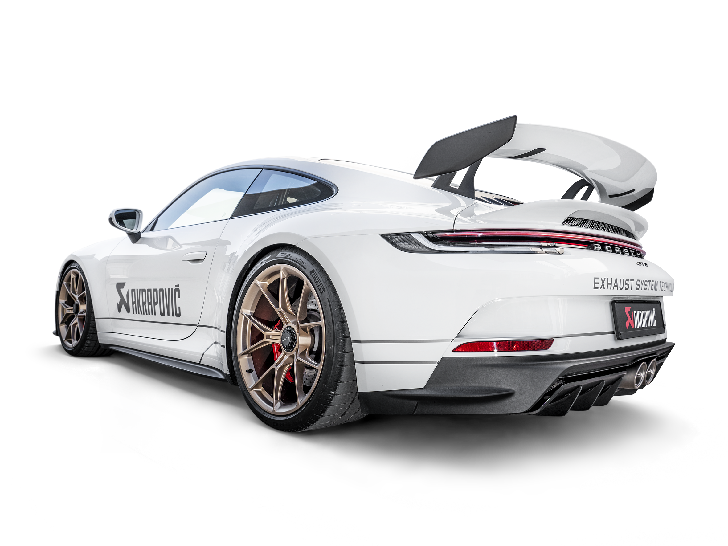 Akrapovic Porsche 911 GT3, GT3 Touring, GT3 RS, S & T 992.1 Slip-On Race Line by Akrapovic  Exhaust System  AUTOID®  
