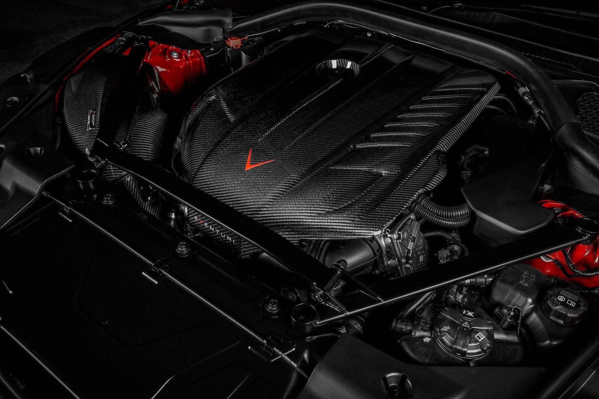 Eventuri Carbon Fibre Engine Dress Up for BMW Z4 M40i (2019+, G29) - AUTOID® - Vehicle Dress Up Caps & Covers - Eventuri