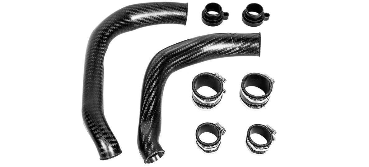 Eventuri Carbon Fibre S55 Charge Pipes for M2 Competition, M3 & M4 (2014 - 2021, F87 F80 F82) - AUTOID - Air Intakes - Eventuri