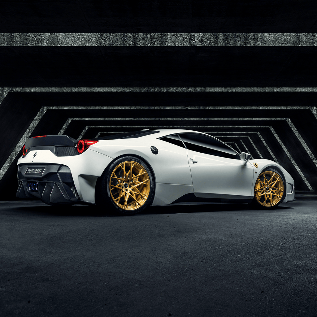 Ferrari 458 Italia VX Aero Rear Bumper w/ Rear Diffuser (incl. Exhaust Tips) - AUTOID - Front & Rear Bumpers - Vorsteiner