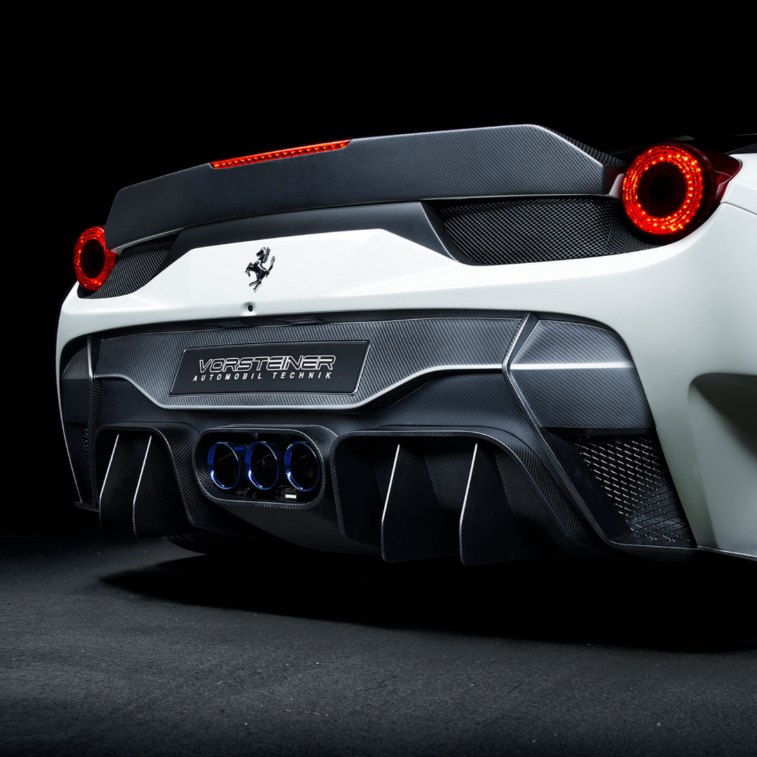 Ferrari 458 Italia VX Carbon Fiber Decklid Spoiler by Vorsteiner - AUTOID - Rear Spoilers - Vorsteiner