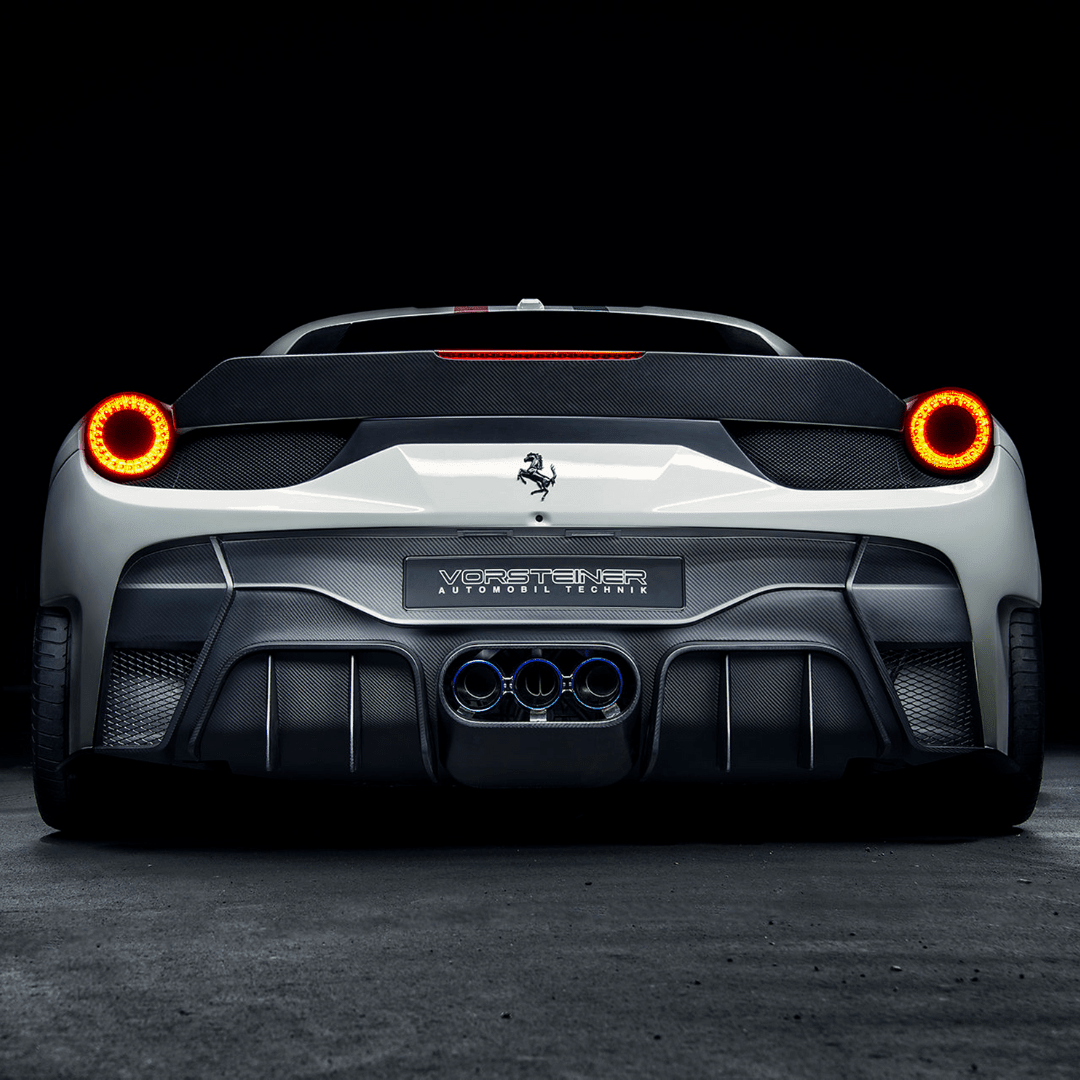Ferrari 458 Italia VX Carbon Fiber Decklid Spoiler by Vorsteiner - AUTOID® - Rear Spoilers - Vorsteiner