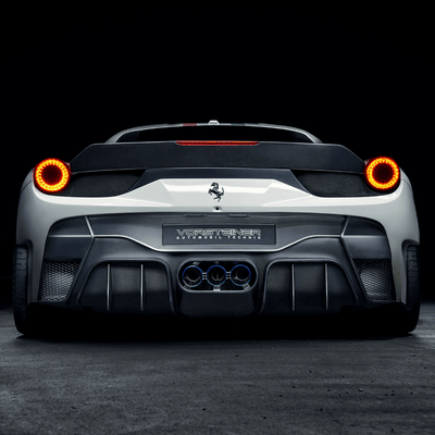 Ferrari 458 Italia VX Carbon Fiber Decklid Spoiler by Vorsteiner - AUTOID - Rear Spoilers - Vorsteiner