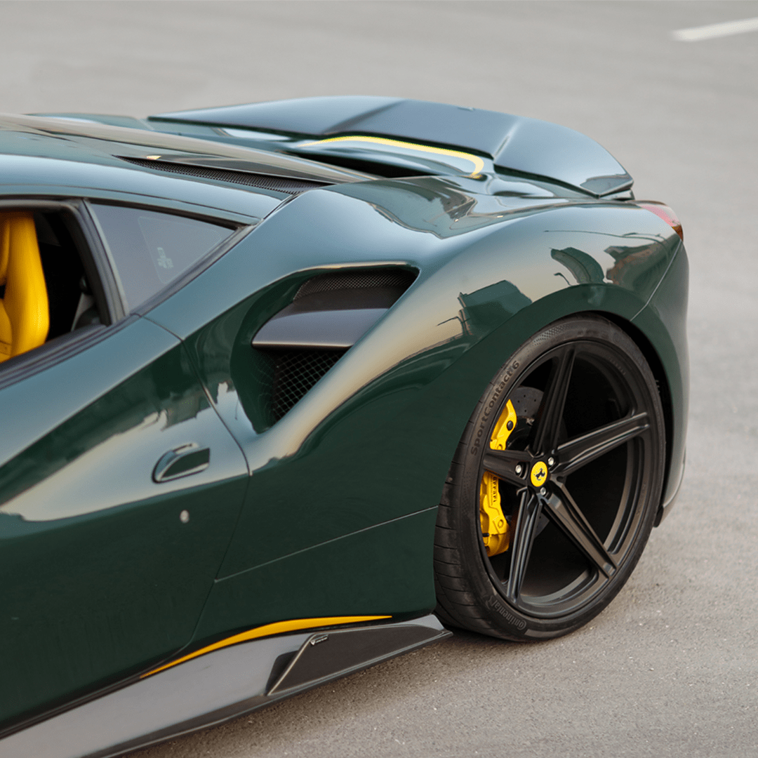 Ferrari 488 Diavolo Carbon Fiber Decklid Spoiler by Vorsteiner - AUTOID - Rear Spoilers - Vorsteiner