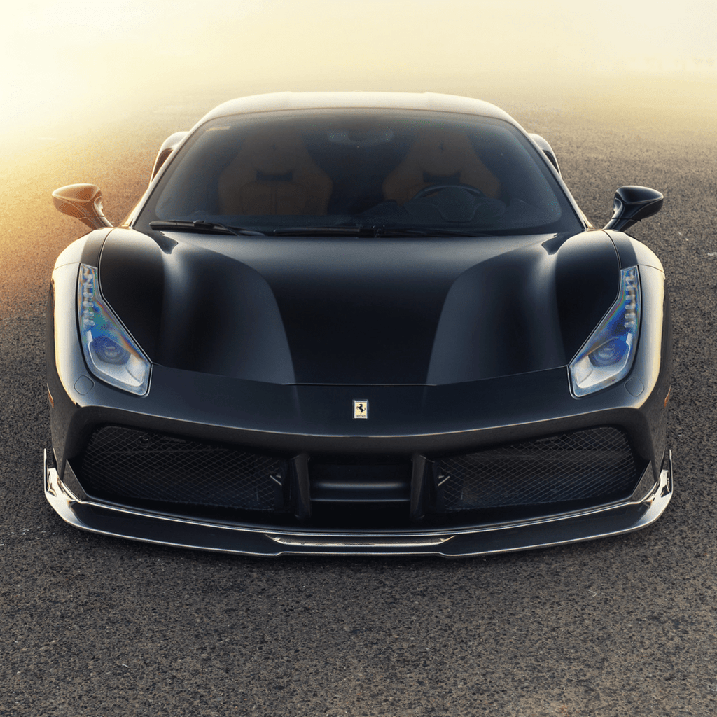 Ferrari 488 Diavolo Carbon Fiber Front Spoiler by Vorsteiner - AUTOID - Front Lips & Splitters - Vorsteiner