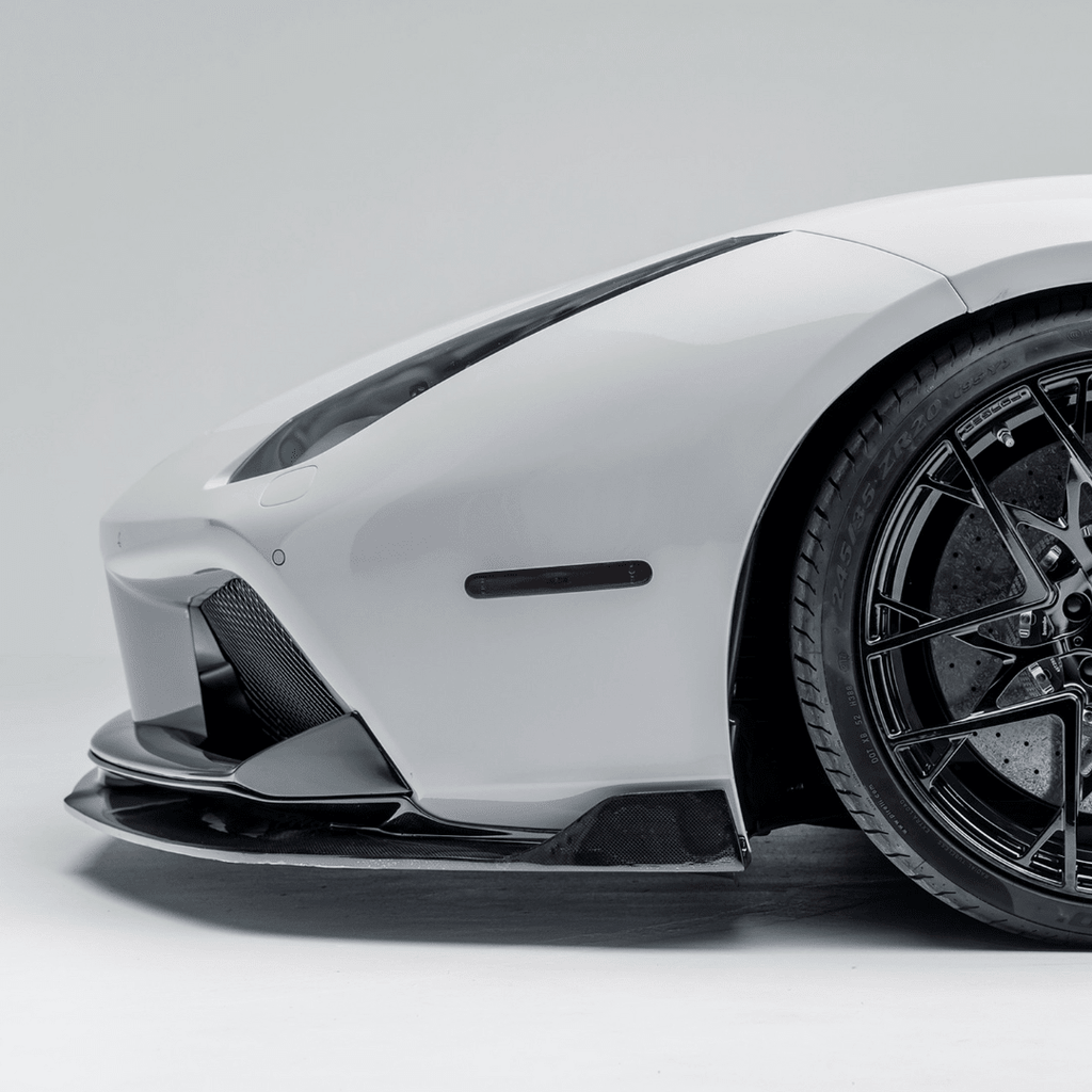 Ferrari 488 Diavolo Carbon Fiber Front Spoiler by Vorsteiner - AUTOID® - Front Lips & Splitters - Vorsteiner