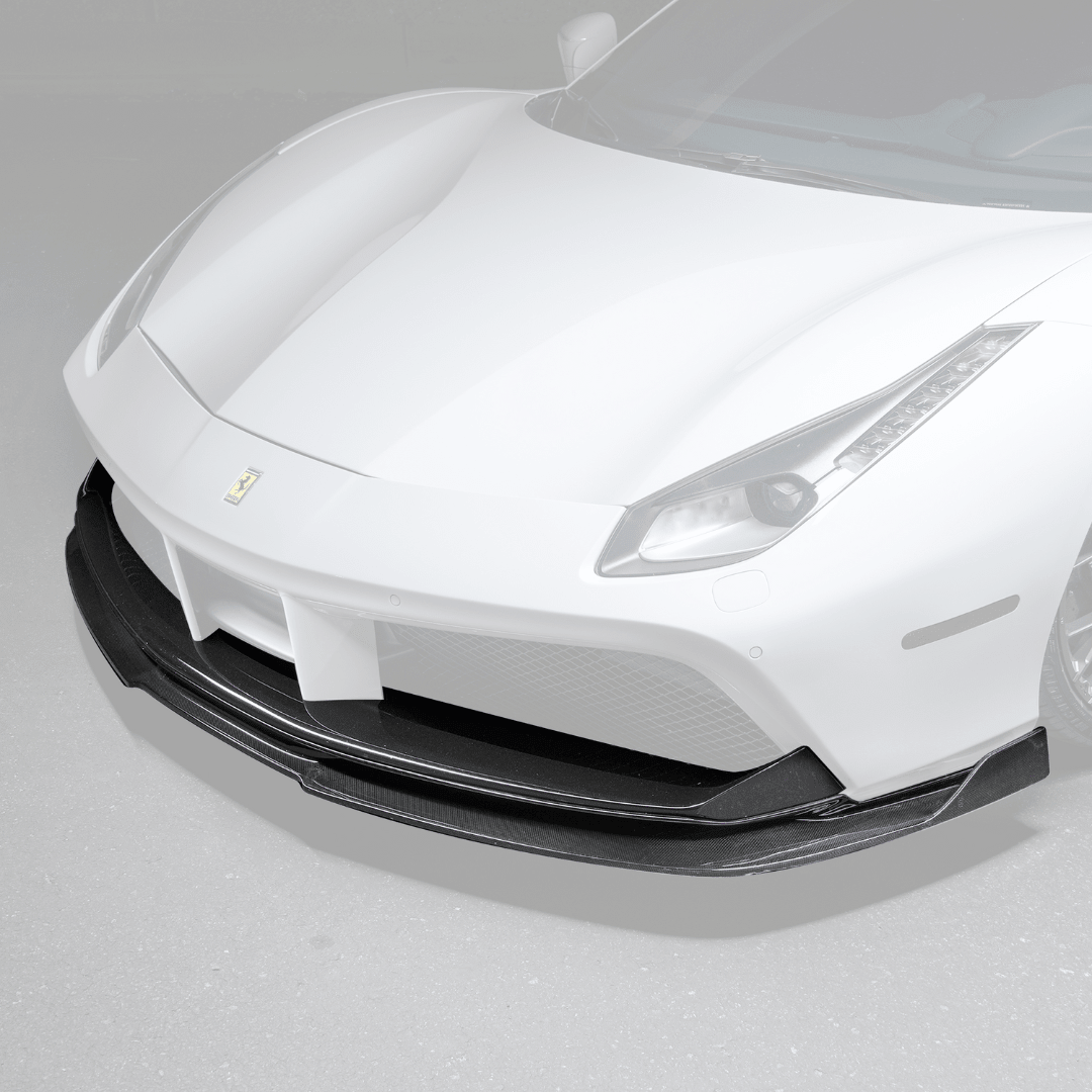Ferrari 488 Diavolo Carbon Fiber Front Spoiler by Vorsteiner - AUTOID® - Front Lips & Splitters - Vorsteiner