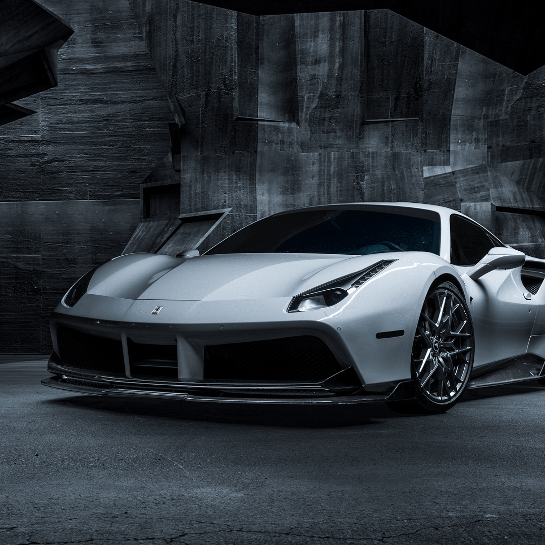 Ferrari 488 Diavolo Carbon Fiber Front Spoiler by Vorsteiner - AUTOID® - Front Lips & Splitters - Vorsteiner