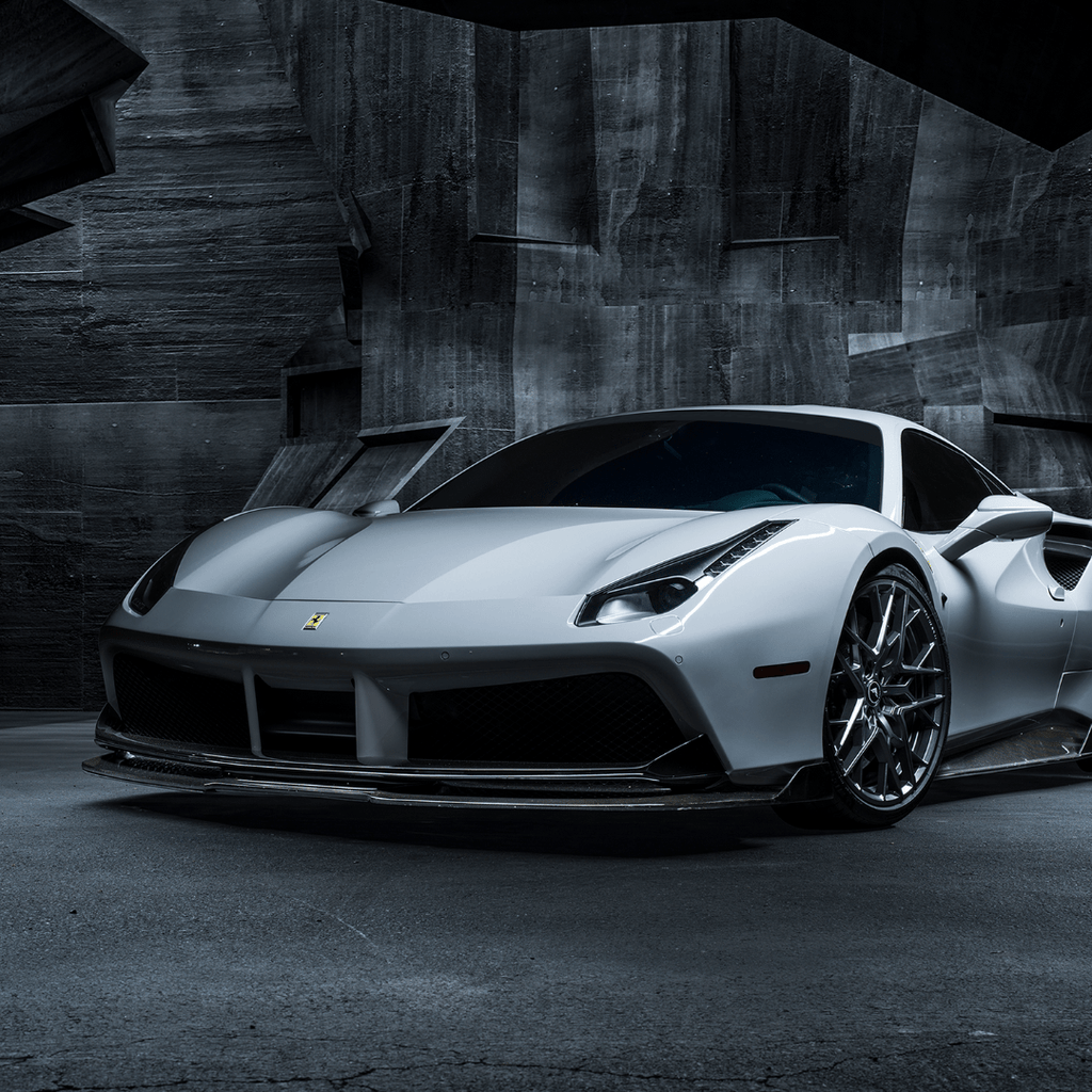 Ferrari 488 Diavolo Carbon Fiber Front Spoiler by Vorsteiner - AUTOID - Front Lips & Splitters - Vorsteiner