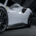 Ferrari 488 Diavolo Carbon Fiber Sideskirts by Vorsteiner - AUTOID® - Side Skirts & Winglets - Vorsteiner