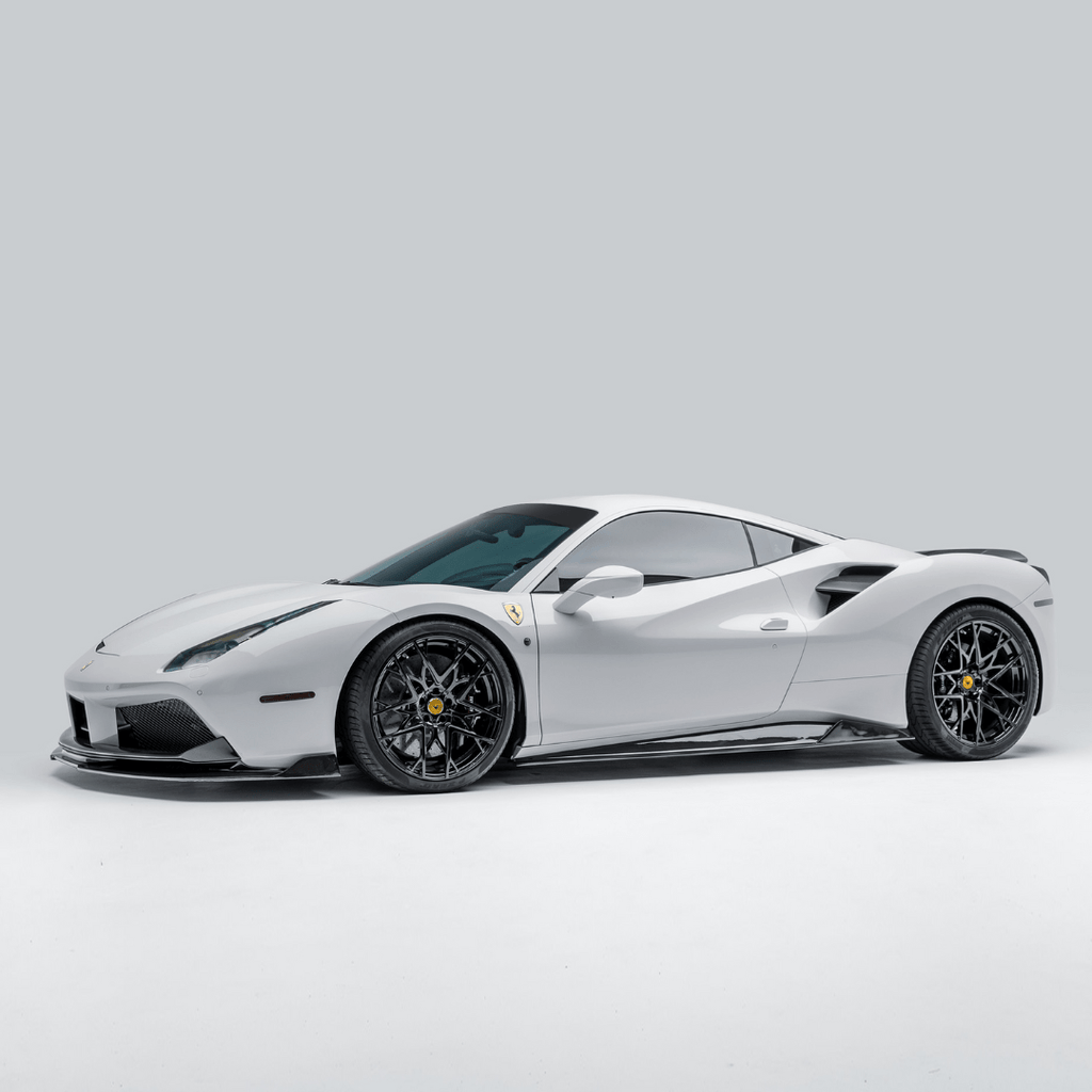 Ferrari 488 Diavolo Carbon Fiber Sideskirts by Vorsteiner - AUTOID - Side Skirts & Winglets - Vorsteiner