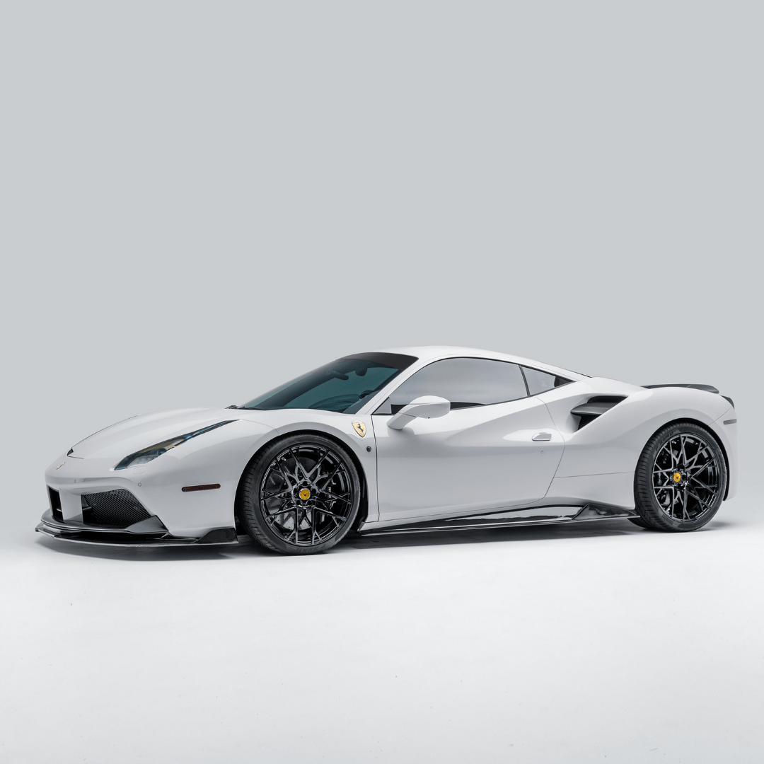 Ferrari 488 Diavolo Carbon Fiber Sideskirts by Vorsteiner - AUTOID - Side Skirts & Winglets - Vorsteiner
