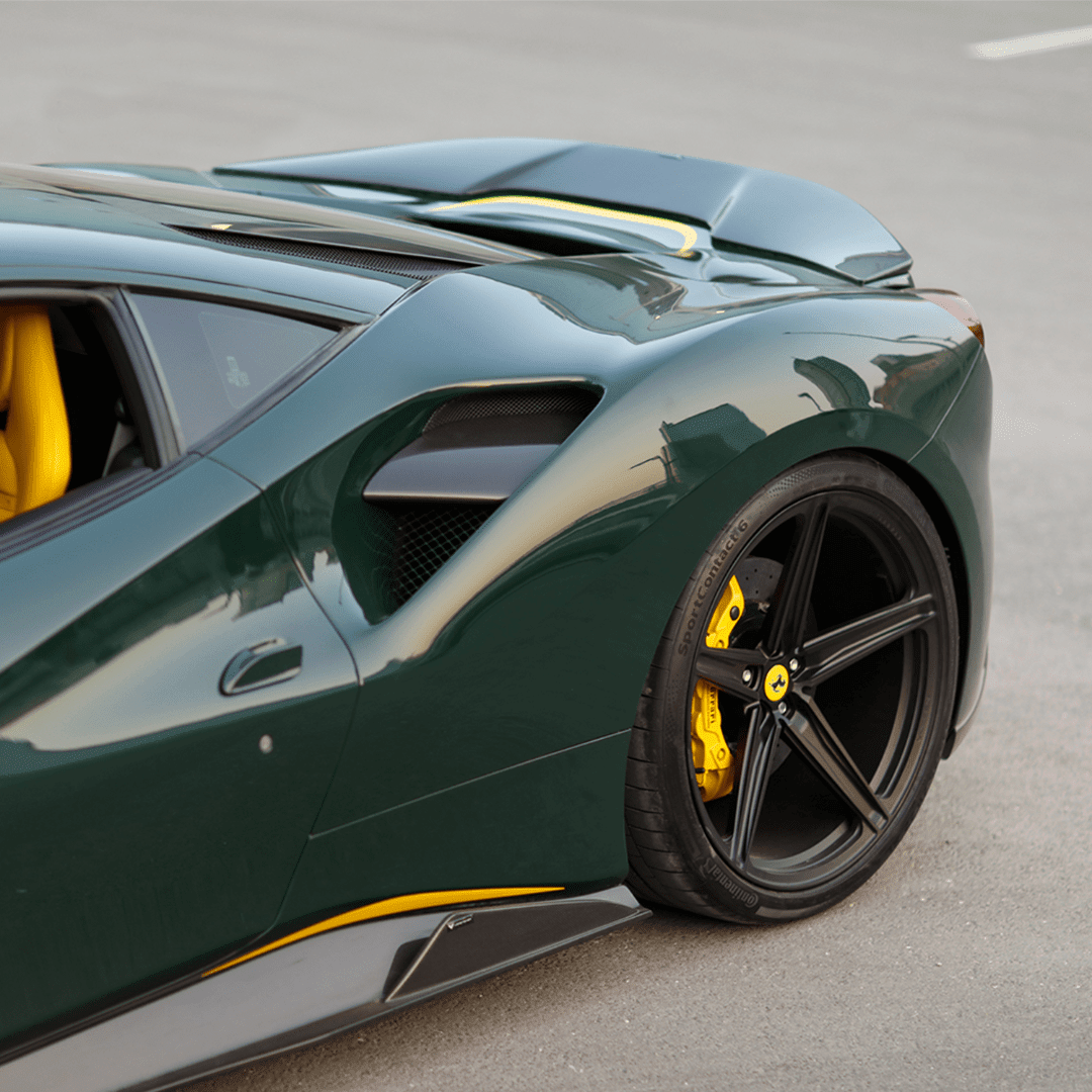 Ferrari 488 Diavolo Carbon Fiber Sideskirts by Vorsteiner - AUTOID® - Side Skirts & Winglets - Vorsteiner