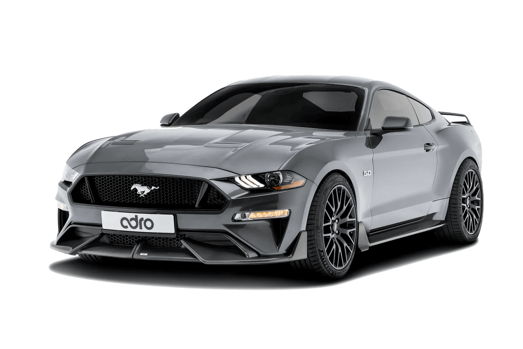 Ford Mustang Carbon Fibre Side Skirts by Adro (2018+) - AUTOID® - Side Skirts & Winglets - Adro