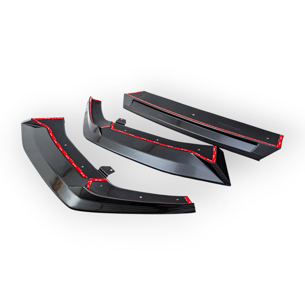 Audi RS6 & RS7 C8 FI-1 Pre-preg Carbon Fibre Front Splitter by FORM (2020+)