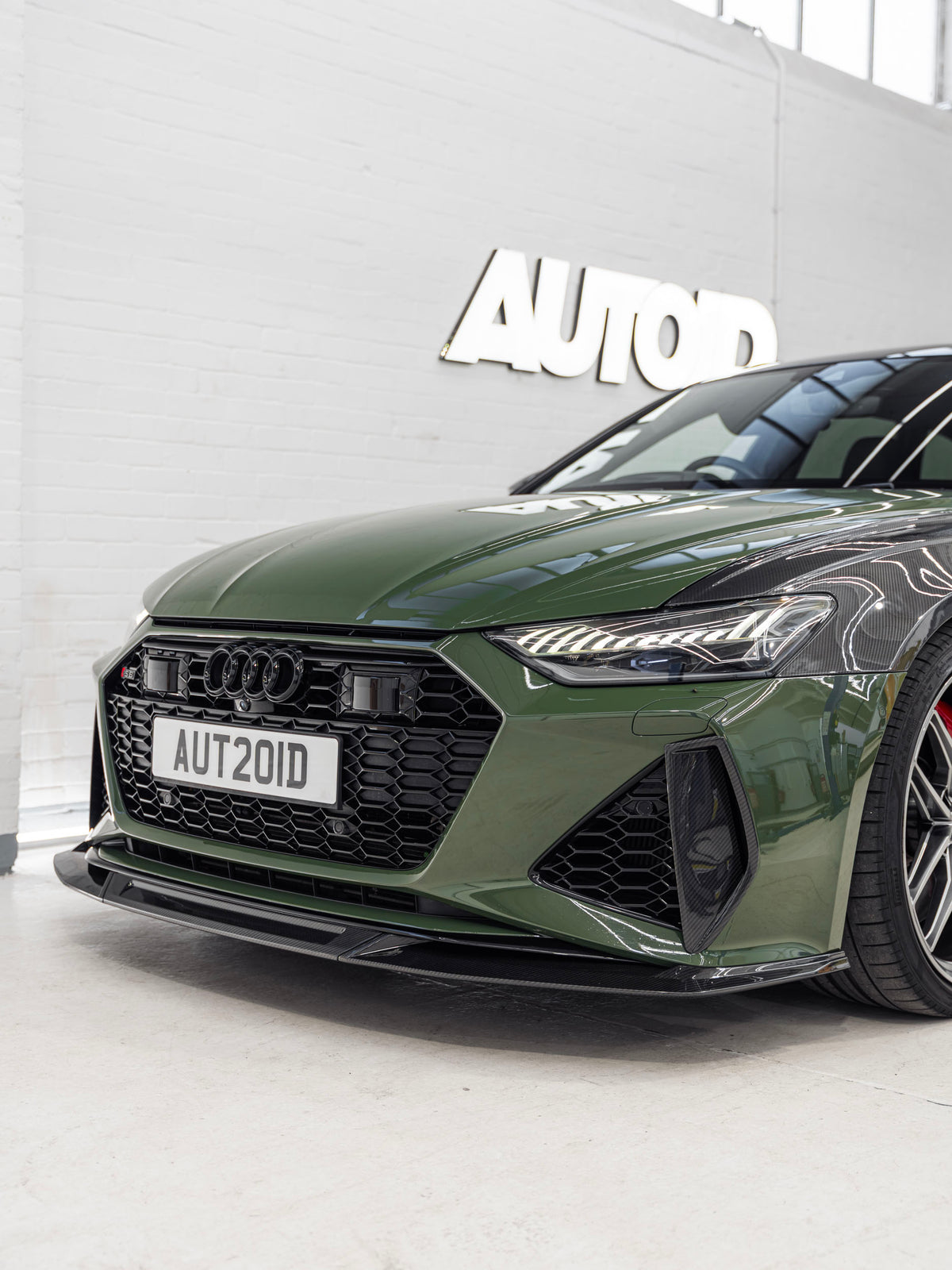 Audi RS6 & RS7 C8 FI-1 Pre-preg Carbon Fibre Front Bumper Covers by FORM (2020+)