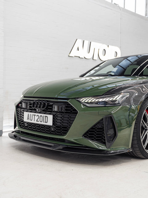 Audi RS6 & RS7 C8 FI-1 Pre-preg Carbon Fibre Front Bumper Covers by FORM (2020+)