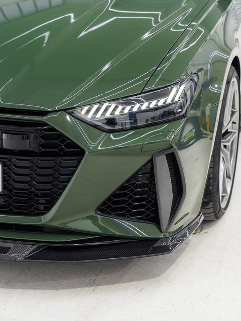 Audi RS6 & RS7 C8 FI-1 Pre-preg Carbon Fibre Front Splitter by FORM (2020+)