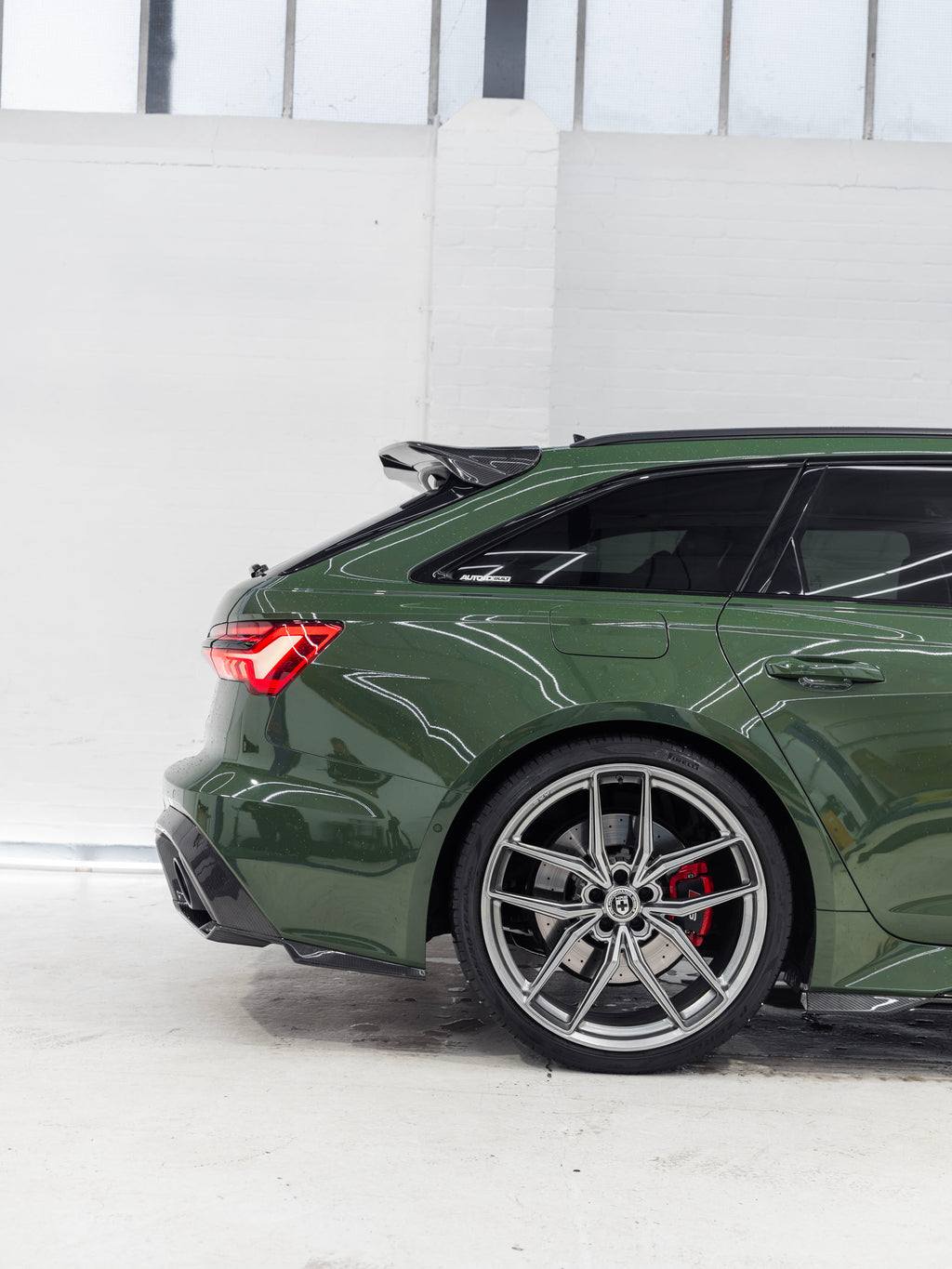 Audi RS6 C8 FI-1 Pre-preg Carbon Fibre Rear Spoiler by FORM (2020+)