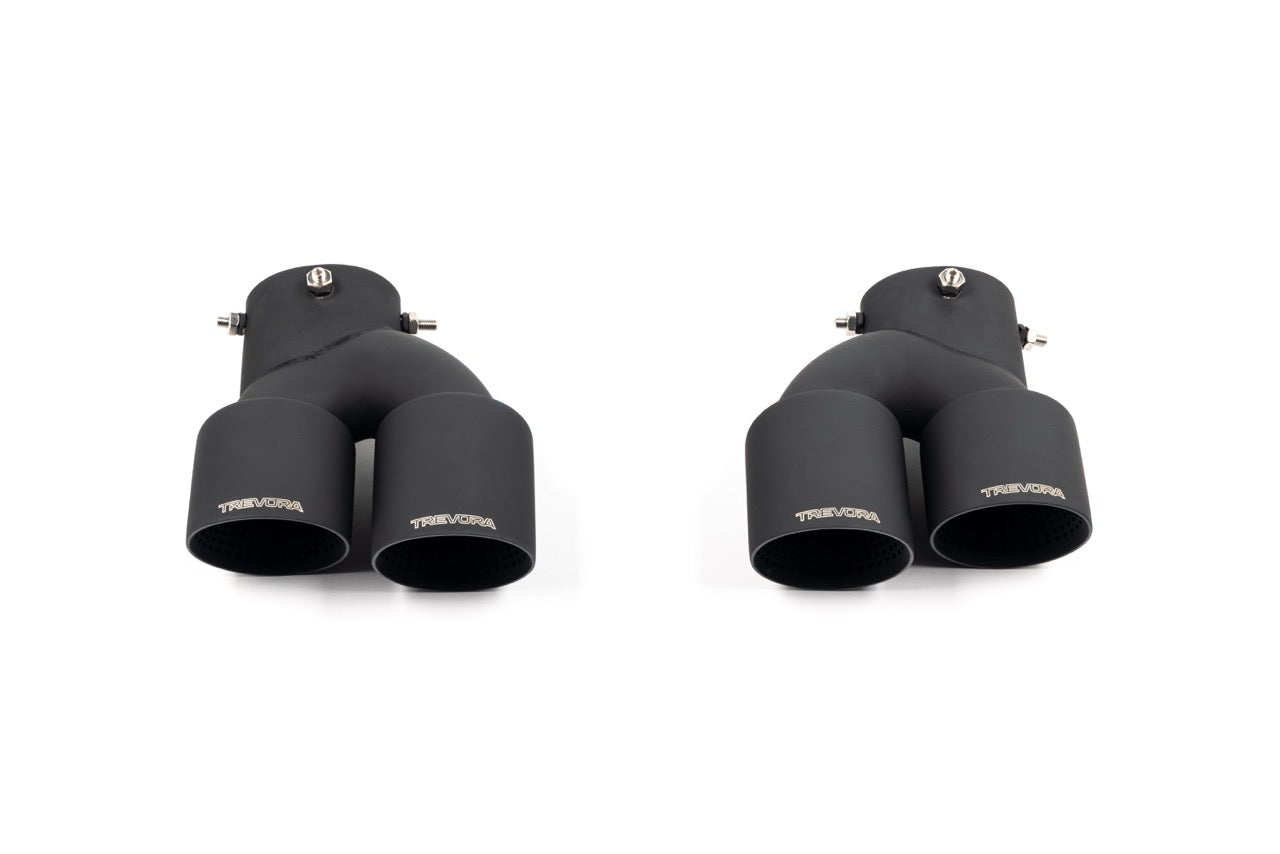 BMW M240i G42, M340i G20 & M440i G22 Cerakote Black Exhaust Tips by TREVORA (2021+)