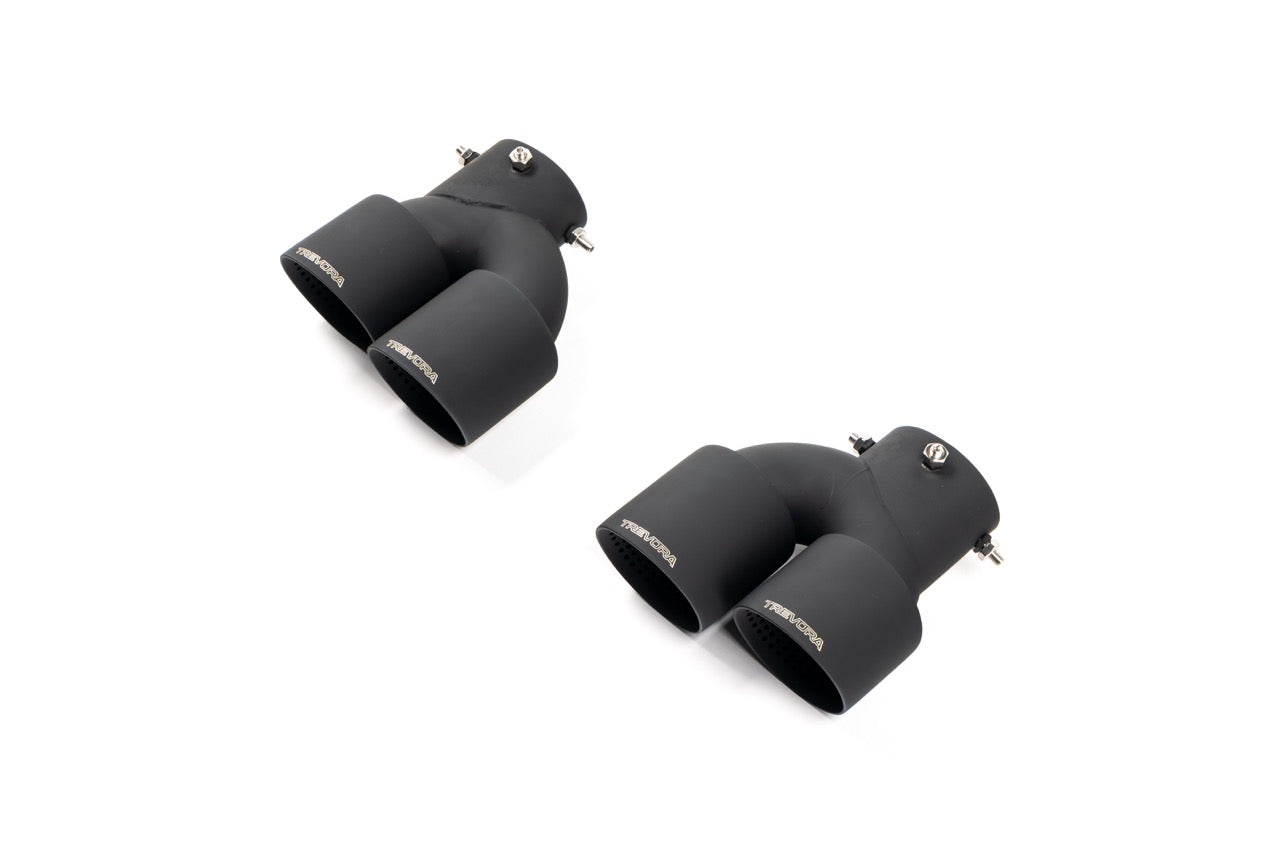 BMW M240i G42, M340i G20 & M440i G22 ID-01 Cerakote Black Exhaust Tips by TREVORA (2021+)