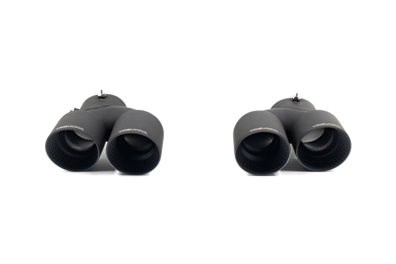 BMW M240i G42, M340i G20 & M440i G22 ID-01 Cerakote Black Exhaust Tips by TREVORA (2021+)