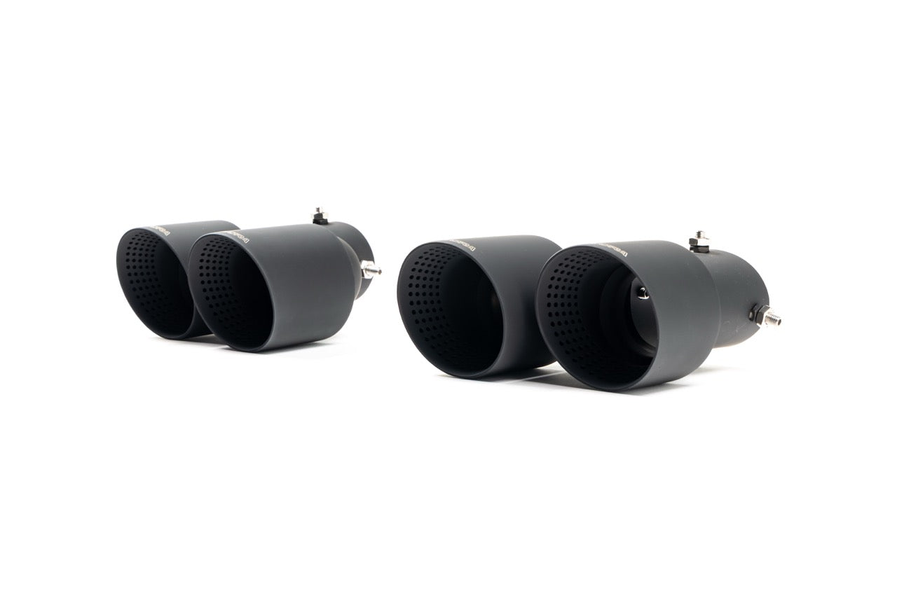 BMW M240i G42, M340i G20 & M440i G22 ID-01 Cerakote Black Exhaust Tips by TREVORA (2021+)