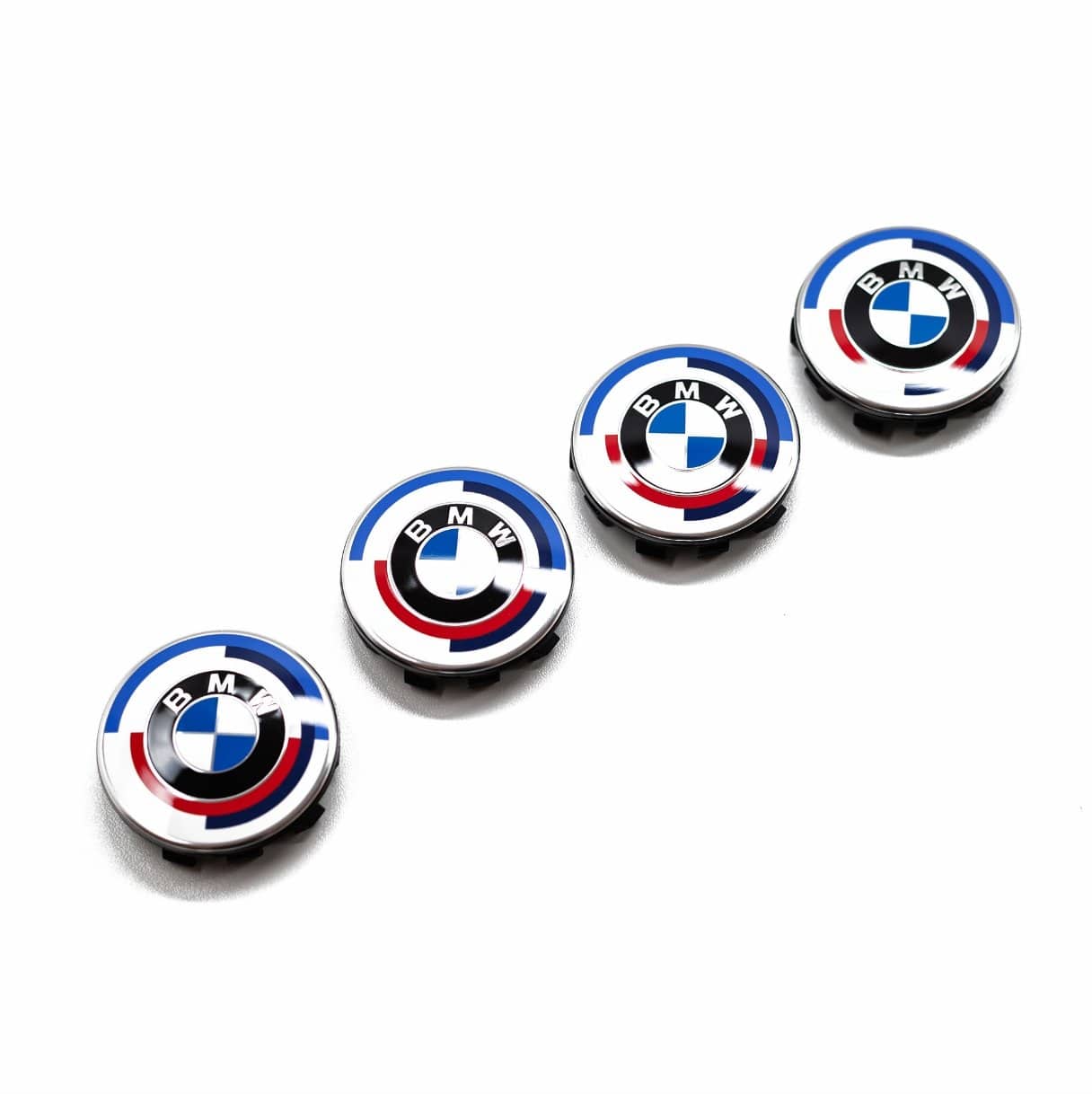 Genuine BMW M Performance 5x112 50 Year M Edition Wheel Centre Cap Set genuine-bmw-m-performance-5x112-50-year-m-edition-wheel-centre-cap-set