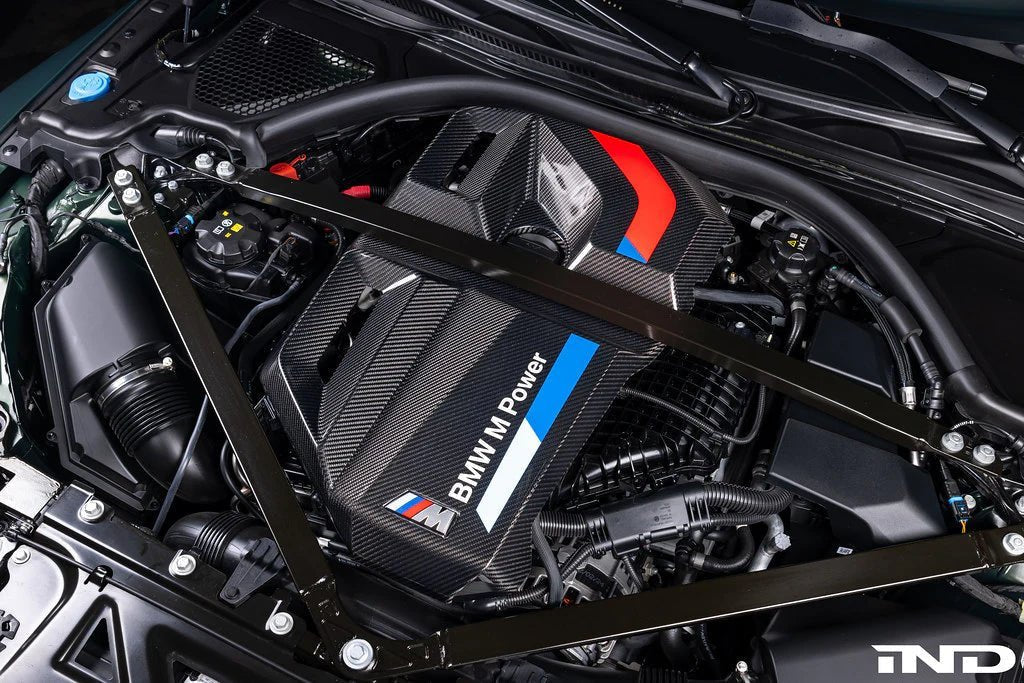 Genuine M Performance BMW G87 M2, G80 G81 M3 & G82 G84 M4 Carbon Fibre Engine Cover - AUTOID® - Vehicle Dress Up Caps & Covers - BMW M Performance