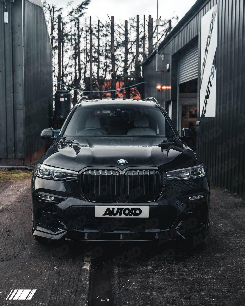 Gloss Black Competition Front Splitter for BMW X7 by FORM (2018+, G07) - AUTOID® - Front Lips & Splitters - FORM Industries