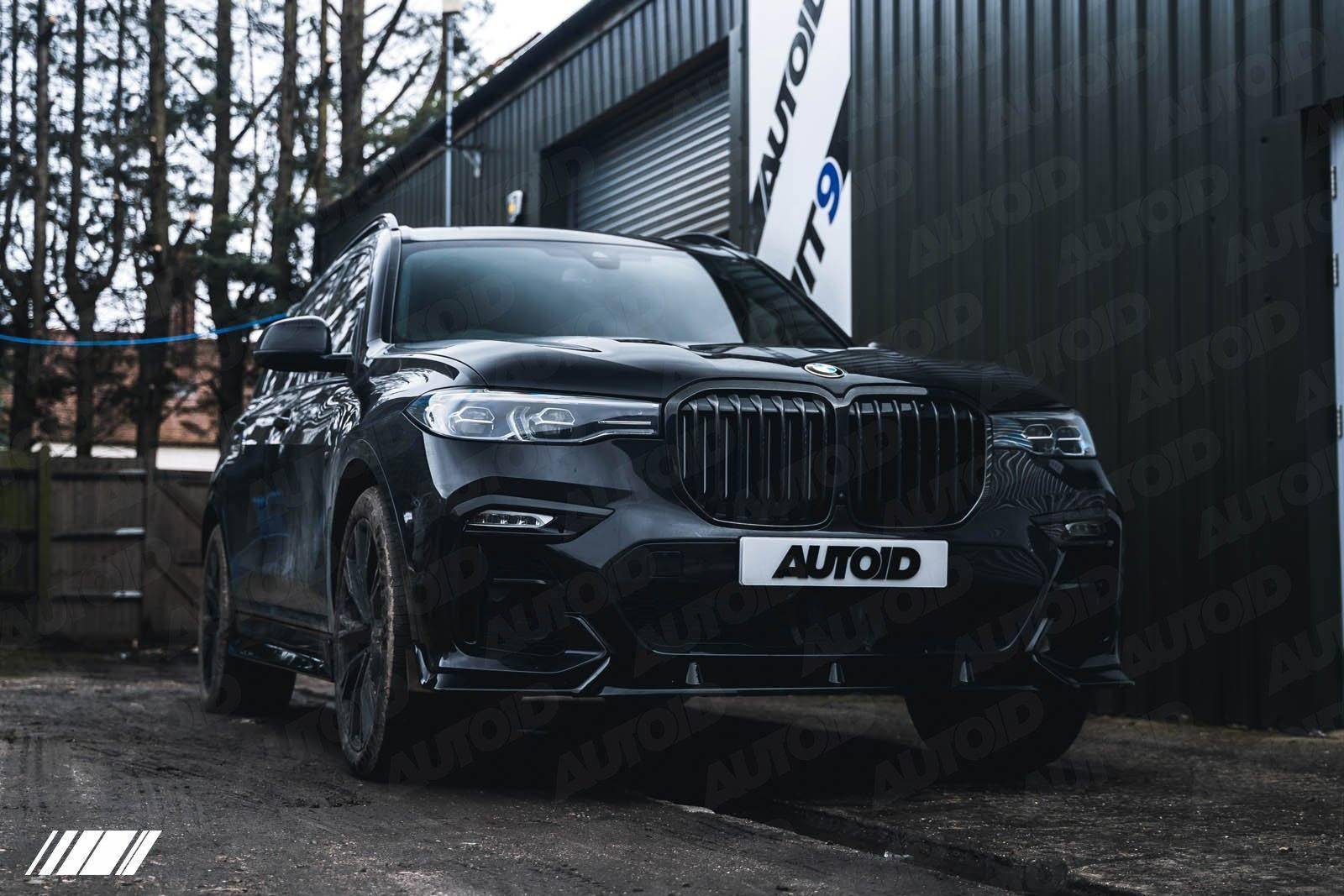 Gloss Black Kidney Grille for BMW X7 (2018+, G07) - AUTOID - Front Grille - Essentials