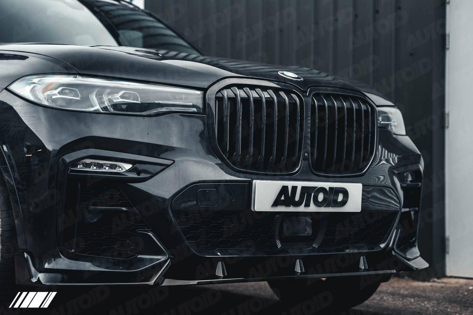 Gloss Black Kidney Grille for BMW X7 (2018+, G07) - AUTOID - Front Grille - Essentials