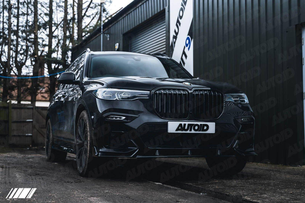 Gloss Black Kidney Grille for BMW X7 by FORM (2018+, G07) - AUTOID® - Front Grille - FORM Industries