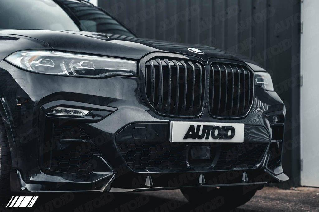 Gloss Black Kidney Grille for BMW X7 by FORM (2018+, G07) - AUTOID® - Front Grille - FORM Industries