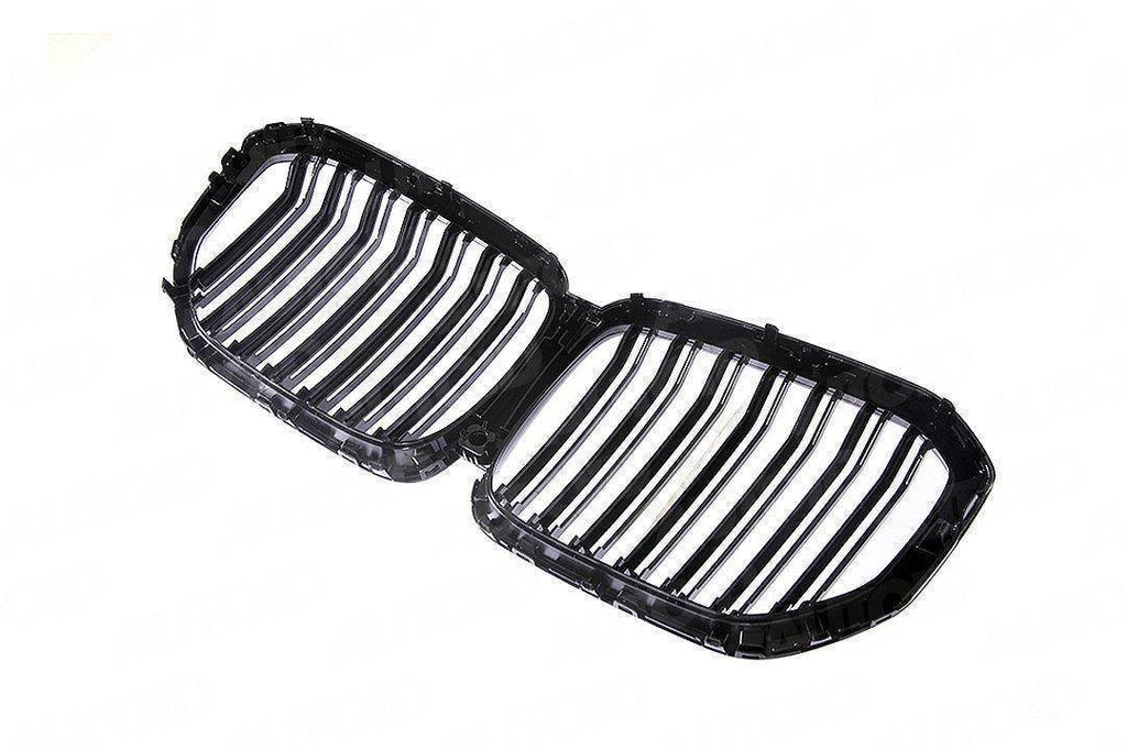 Gloss Black Kidney Grille for BMW X7 by FORM (2018+, G07) - AUTOID® - Front Grille - FORM Industries